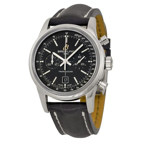 breitling transocean stainless steel automatic men's|breitling transocean chronograph.